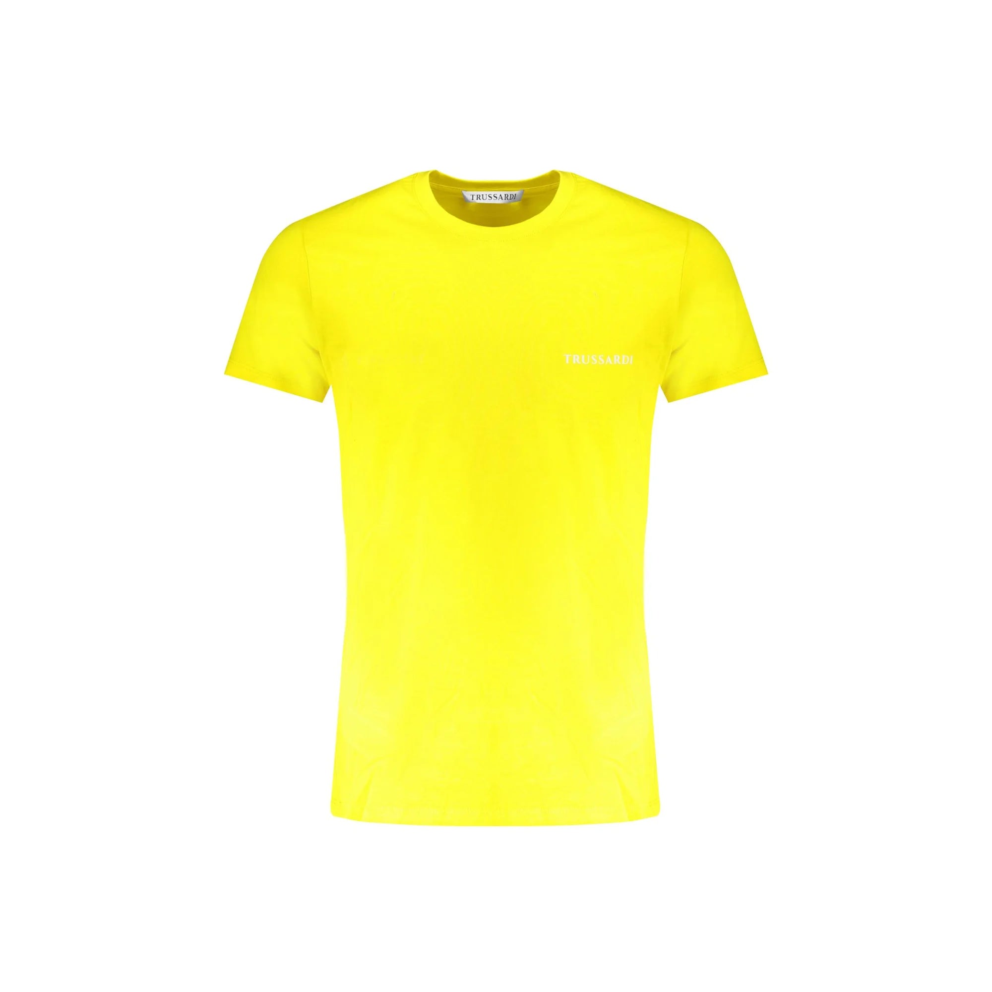 Trussardi T-Shirt Maniche Corte Uomo Gialla Stampa Logo Giallo - foto prodotto